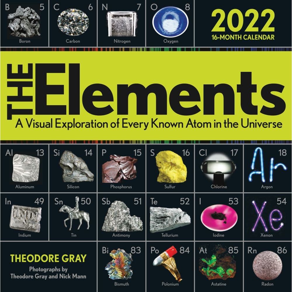 Elements 2022 Wall Calendar