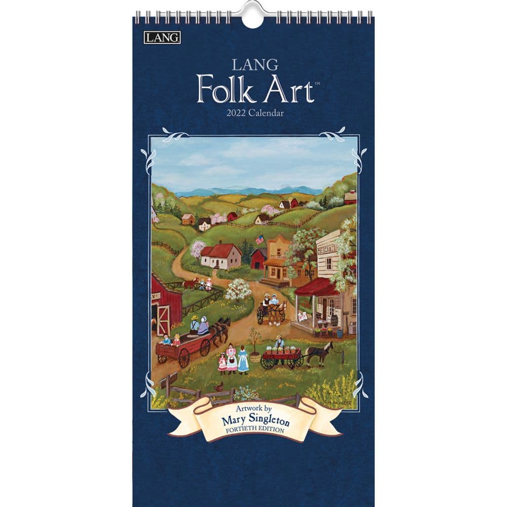 Lang Folk Art 2022 Vertical Wall Calendar Calendars Com