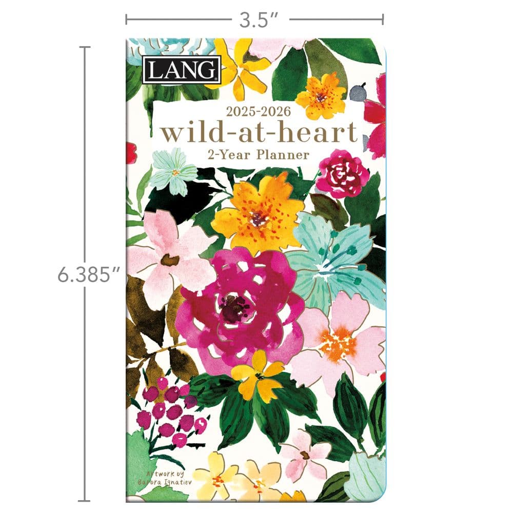 Wild at Heart 2025 2 Year Pocket Planner by Barbra Ignatiev_ALT4