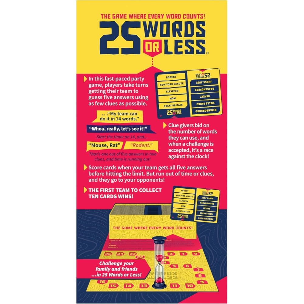 25 Words or Less 2025 Edition Board Game First Alternate Image