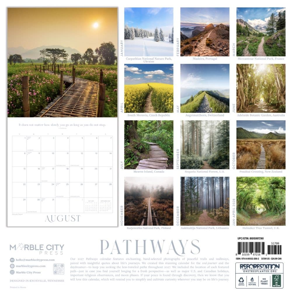 Pathways Quotes 2027 Wall Calendar First Alternate Image