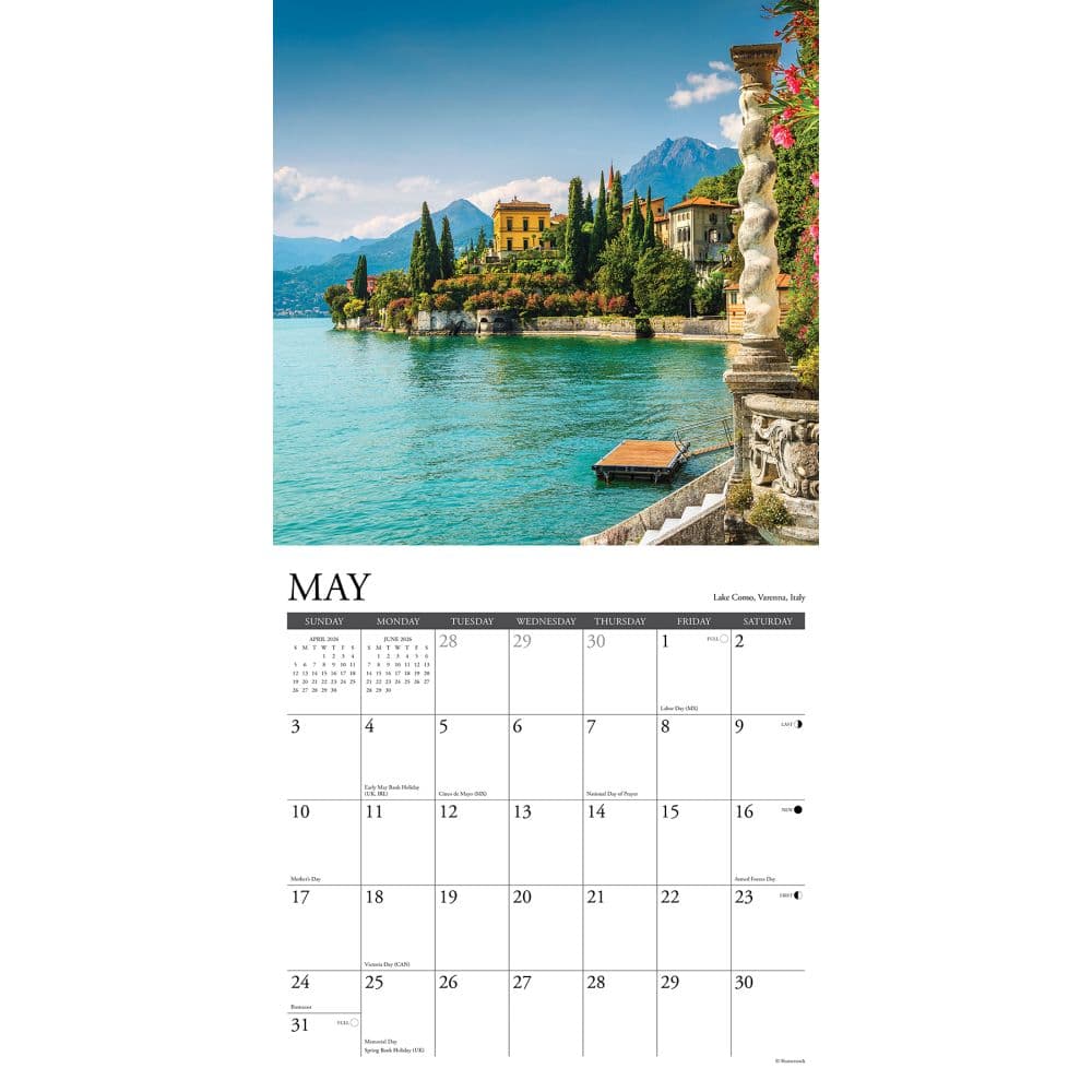 Lake View 2026 Wall Calendar Second Alternate Image