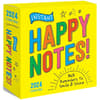 image Instant Happy Notes 2024 Desk Calendar front
