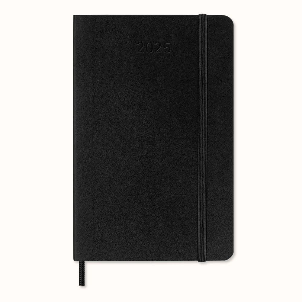 Moleskine Pocket Black Daily Soft Cover 2025 Planner