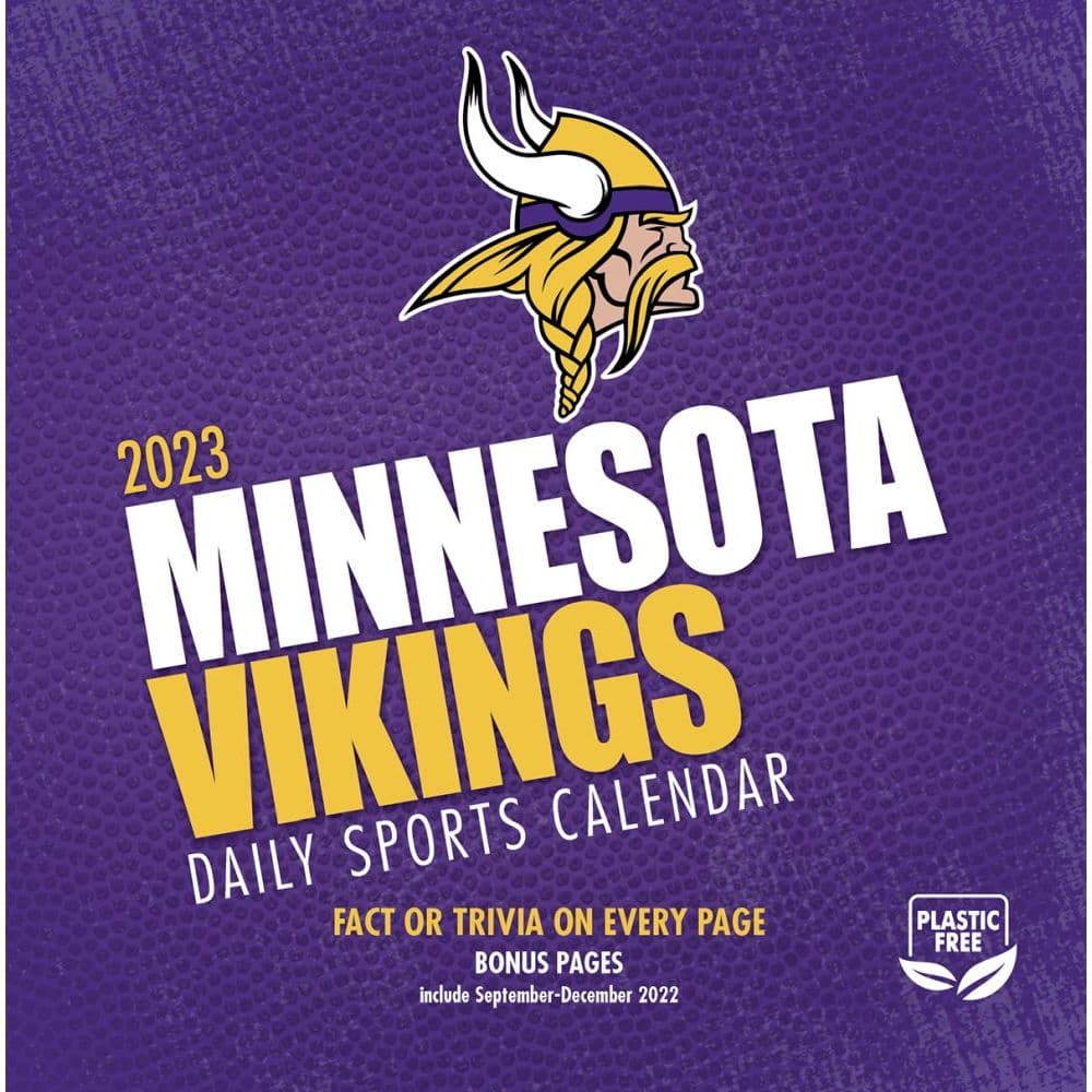 Minnesota Vikings 2023 Desk Calendar - Calendars.com