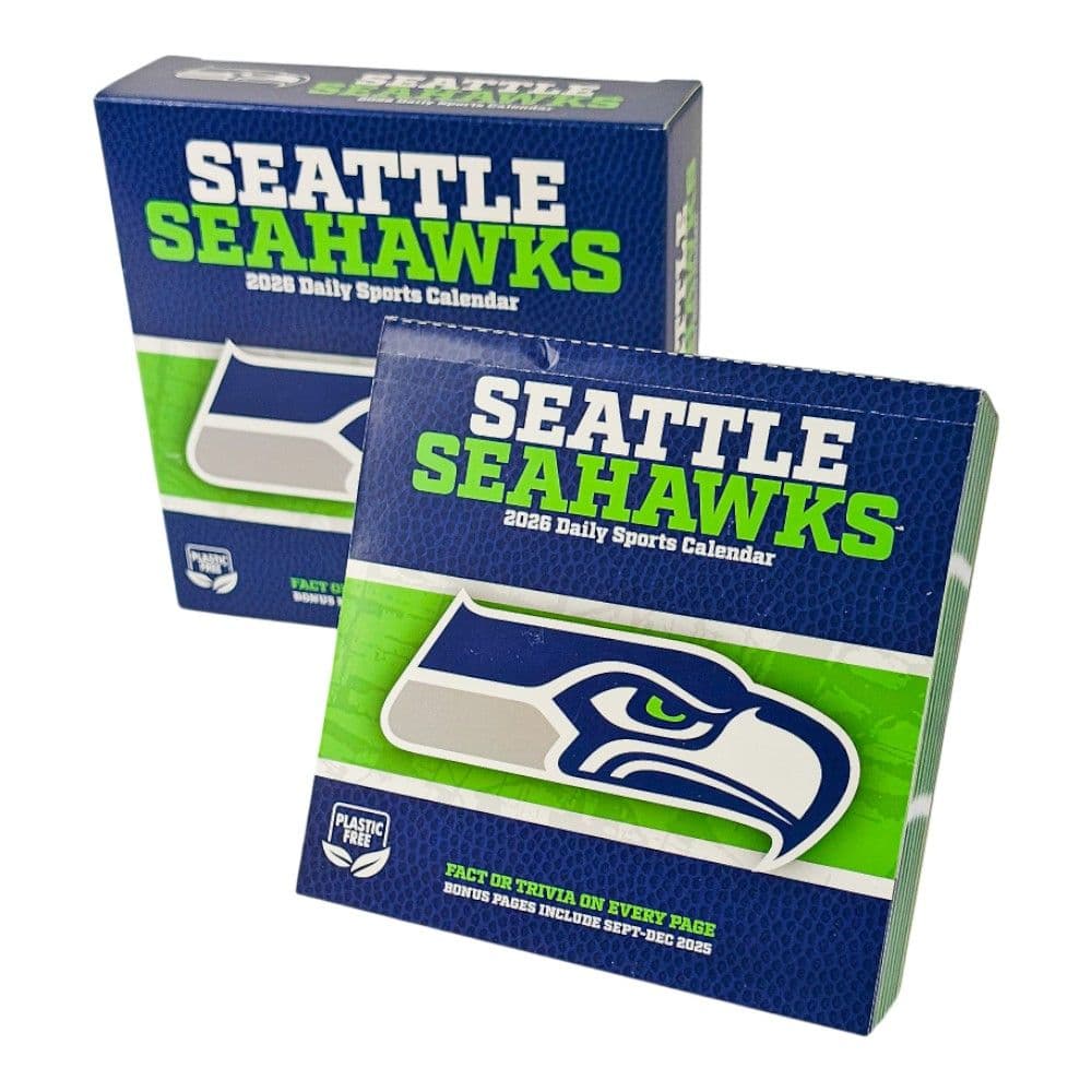 image NFL Seattle Seahawks 2026 Desk Calendar Main Product Image