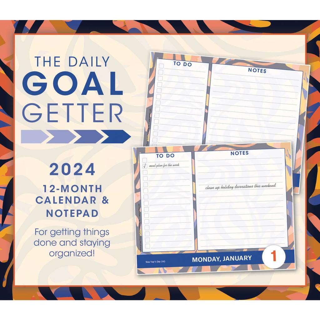 Daily Goal Getter 2024 Desk Calendar Fourth Alternate Image width=&quot;1000&quot; height=&quot;1000&quot;