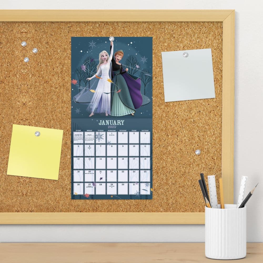 Disney Frozen 2025 Mini Wall Calendar Alt4