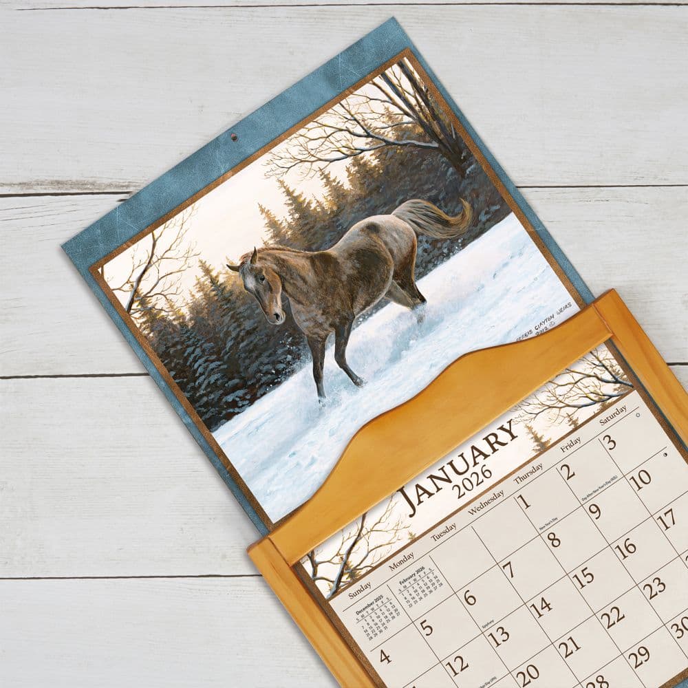 Horses in the Mist 2026 Wall Calendar by Persis Clayton Weirs_ALT4