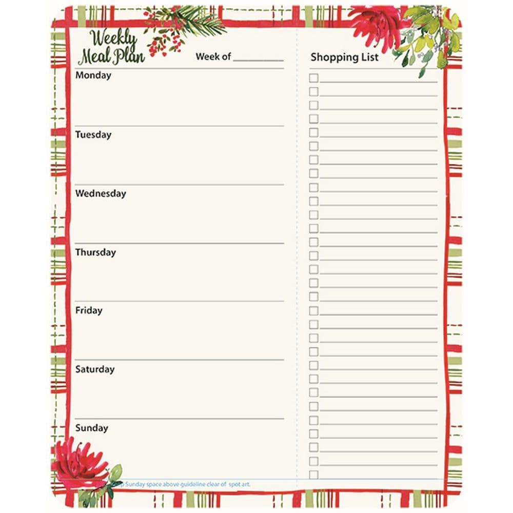 Christmas Greens Meal Planner
