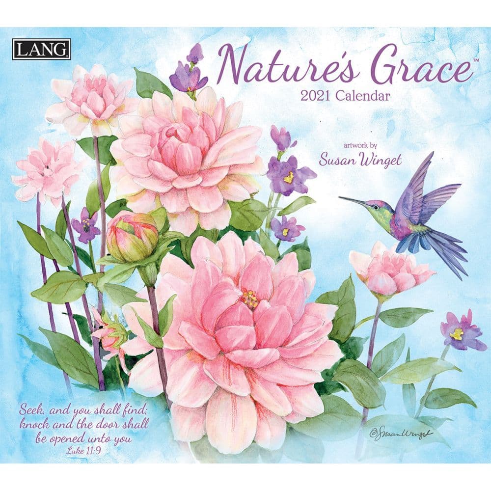Nature's Grace Wall Calendar by Susan Winget