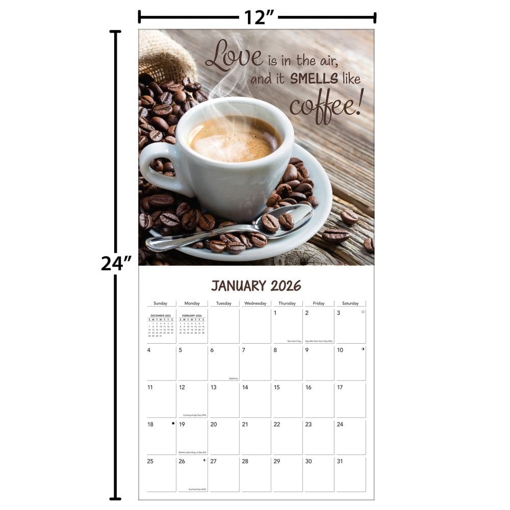 Coffee Photo 2026 Wall Calendar_ALT5