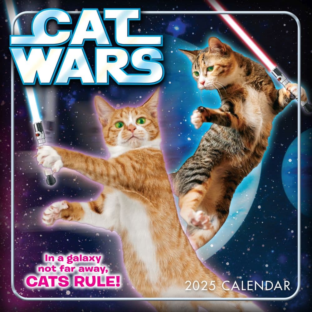 Cat Wars 2025 Mini Wall Calendar Main Product Image width=&quot;1000&quot; height=&quot;1000&quot;