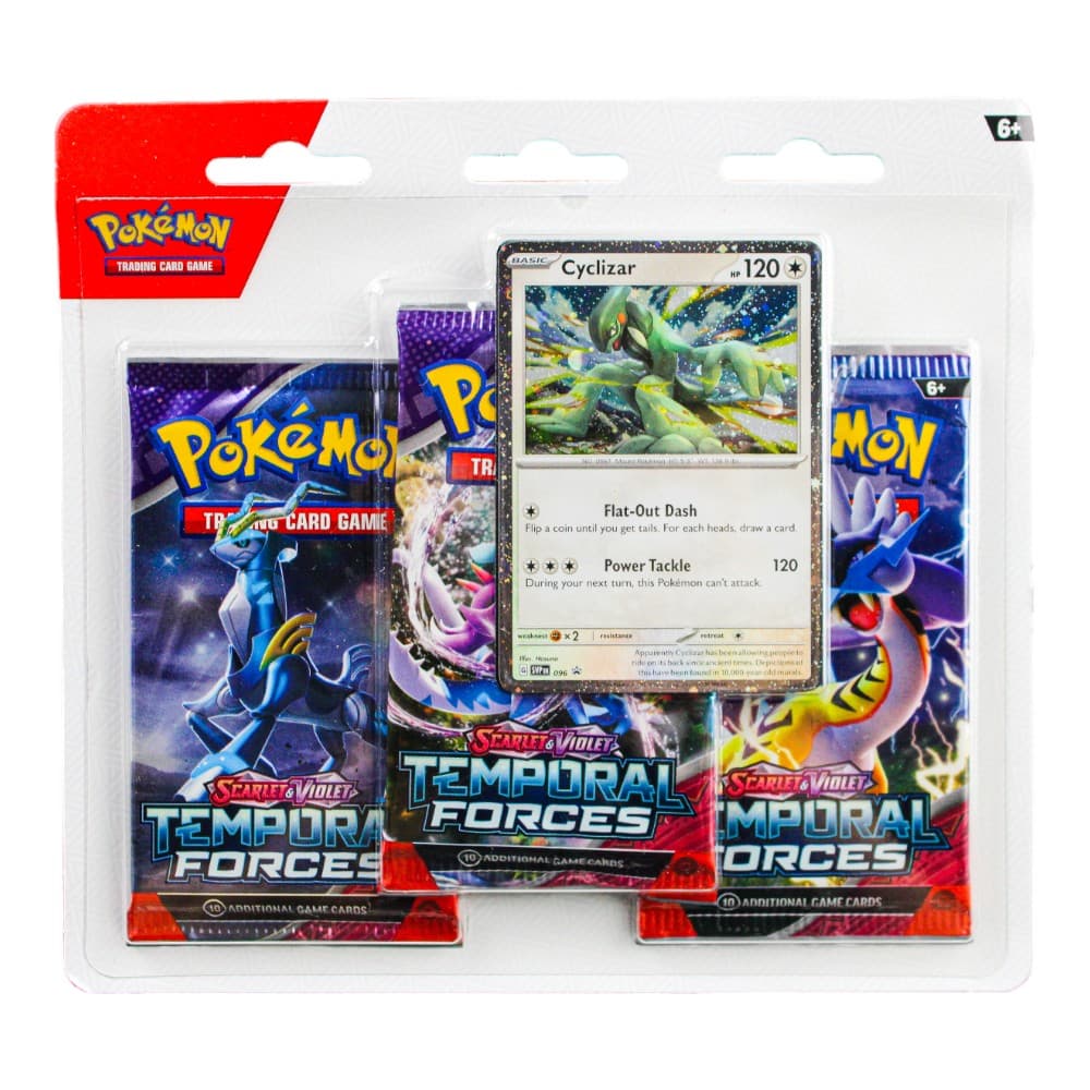 Pokemon Temporal Forces 3 Pack Booster Cards Main Product Image