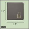 image Gray Leatherette Recipe Binder Fifth Alternate Image