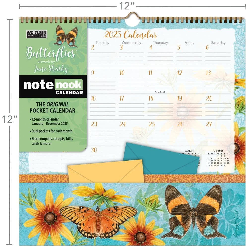 Butterflies by Jane Shasky 2025 Note Nook