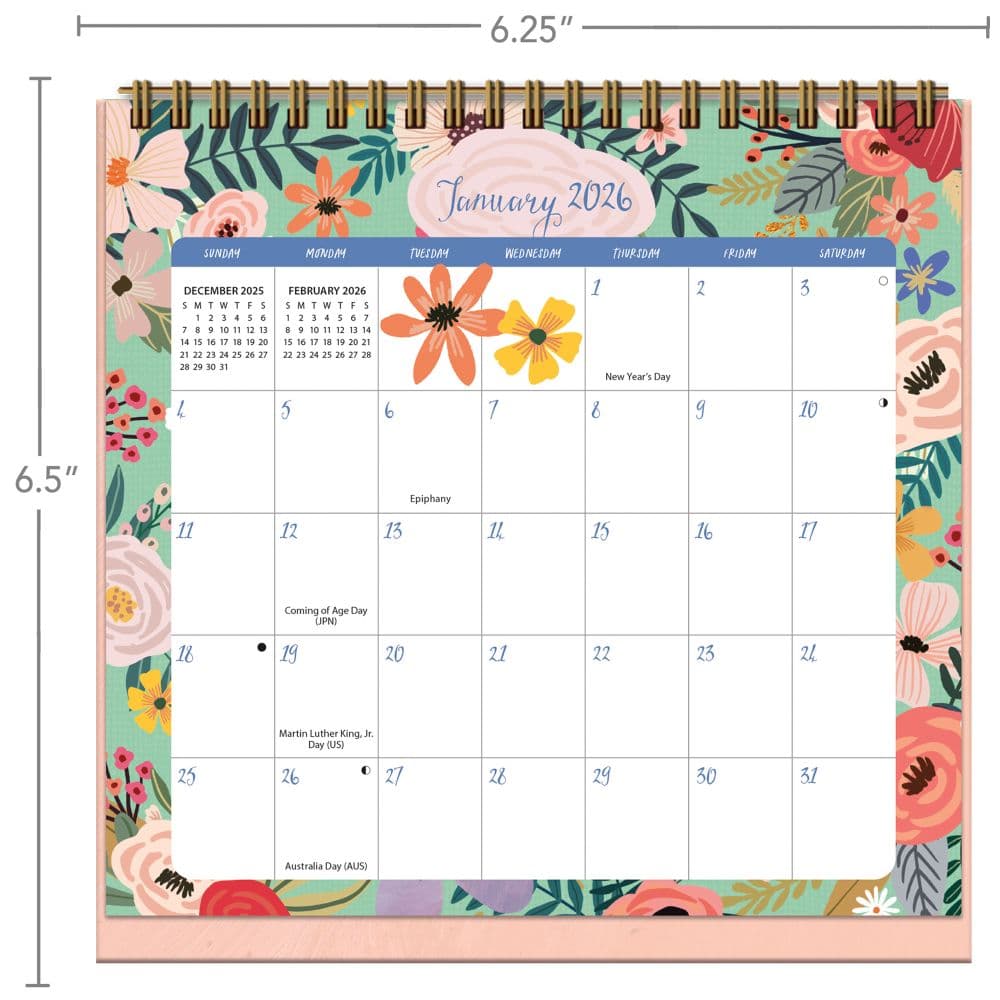 Shine Within 2026 Easel Desk Calendar Alt4