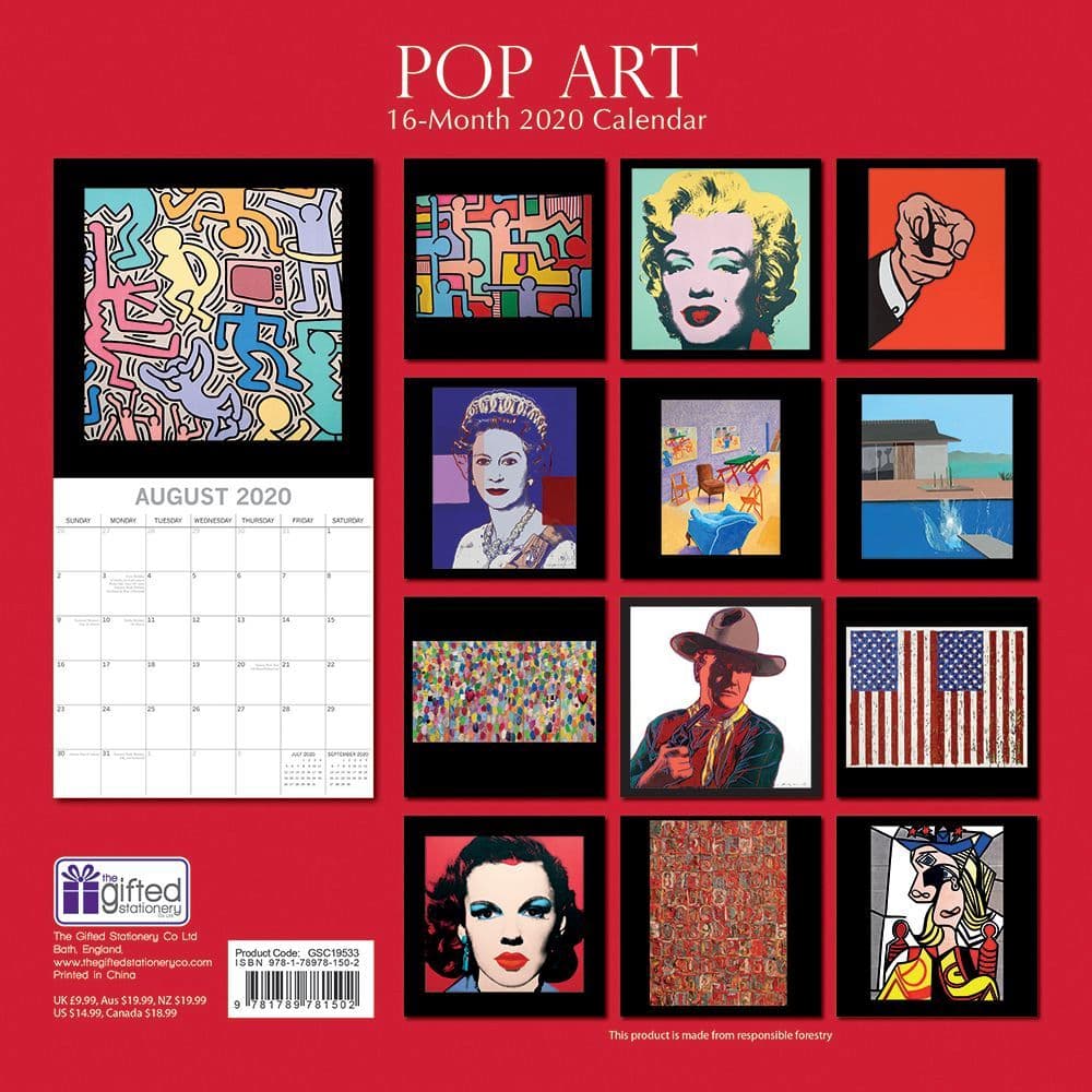 Pop Art Kalender 2022 - Kalender April