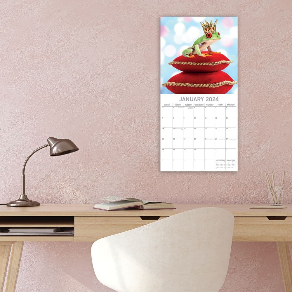 Fabulous Frogs 2024 Wall Calendar