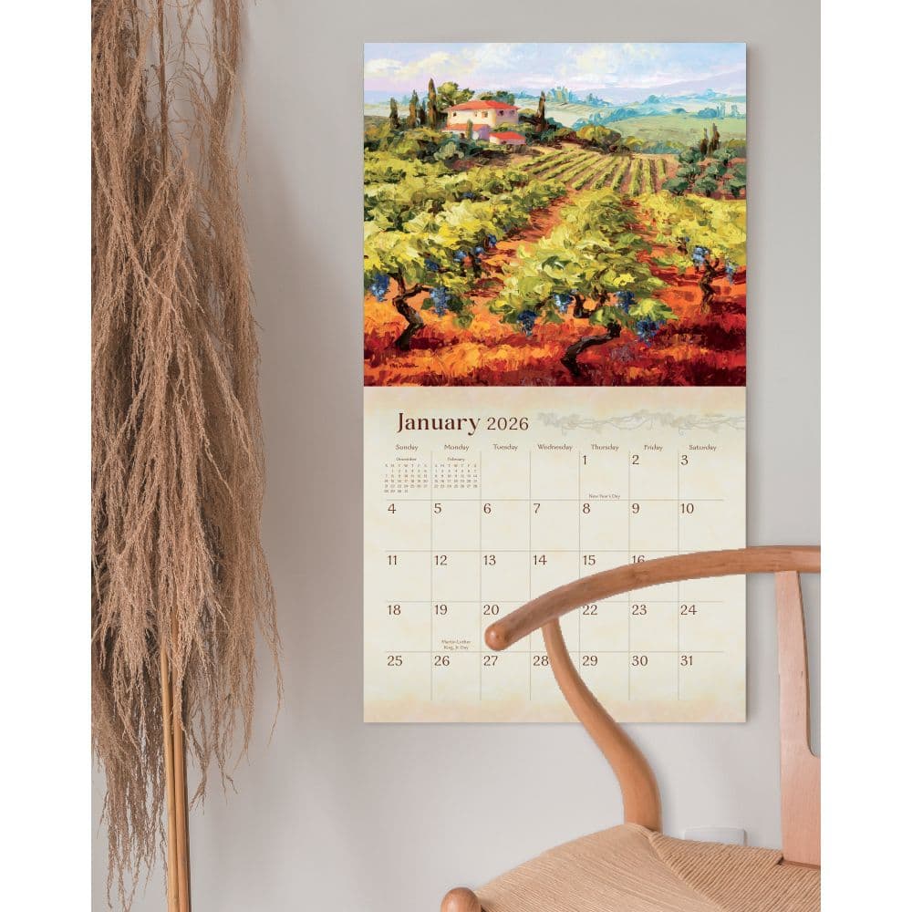 Wine Country by Erin Dertner 2026 Wall Calendar Fourth Alternate Image