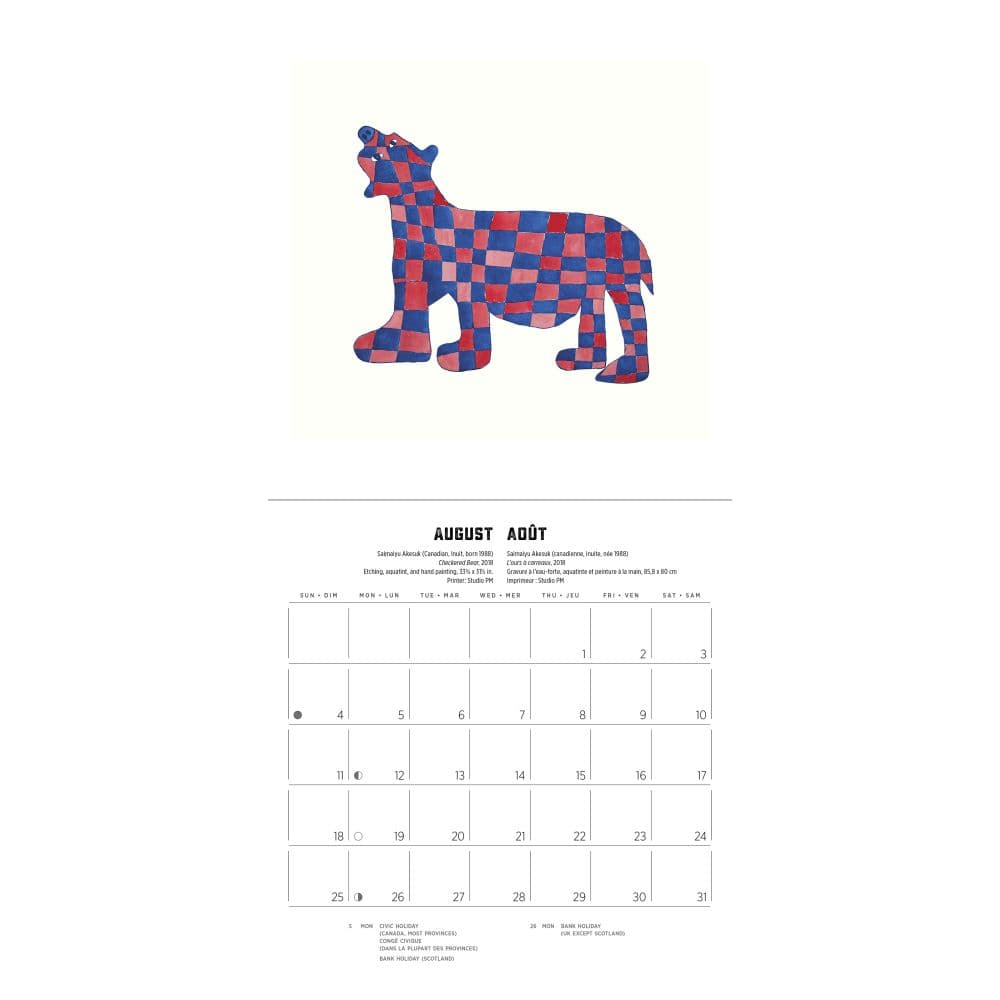 Intuit Art 2024 Mini Wall Calendar