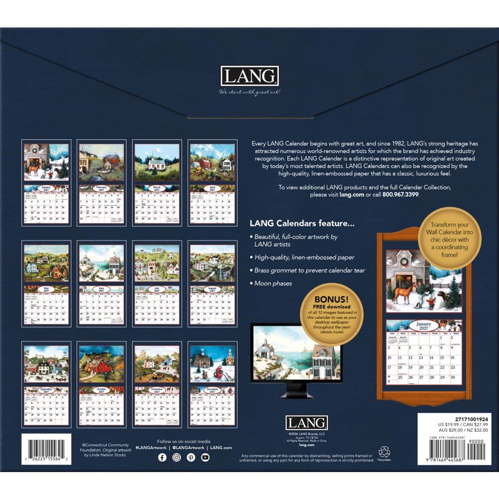 Linda Nelson Stocks Special Edition 2027 Wall Calendar First Alternate Image