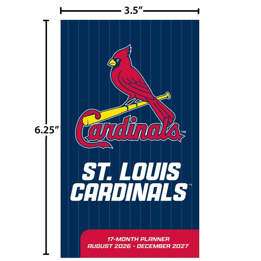 MLB St Louis Cardinals 17 Month 2027 Pocket Planner Sixth Alternate Image