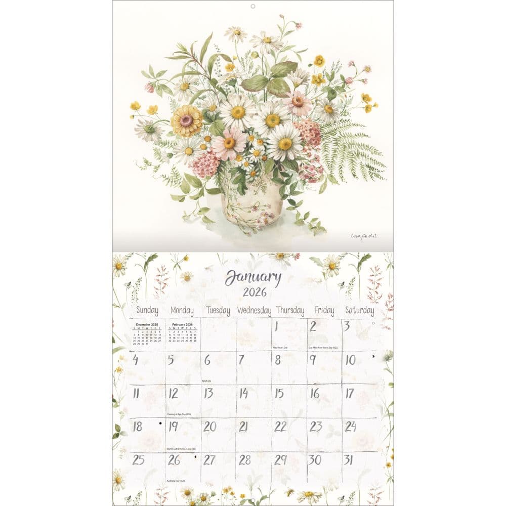 Watercolor Seasons 2026 Wall Calendar by Lisa Audit_ALT1