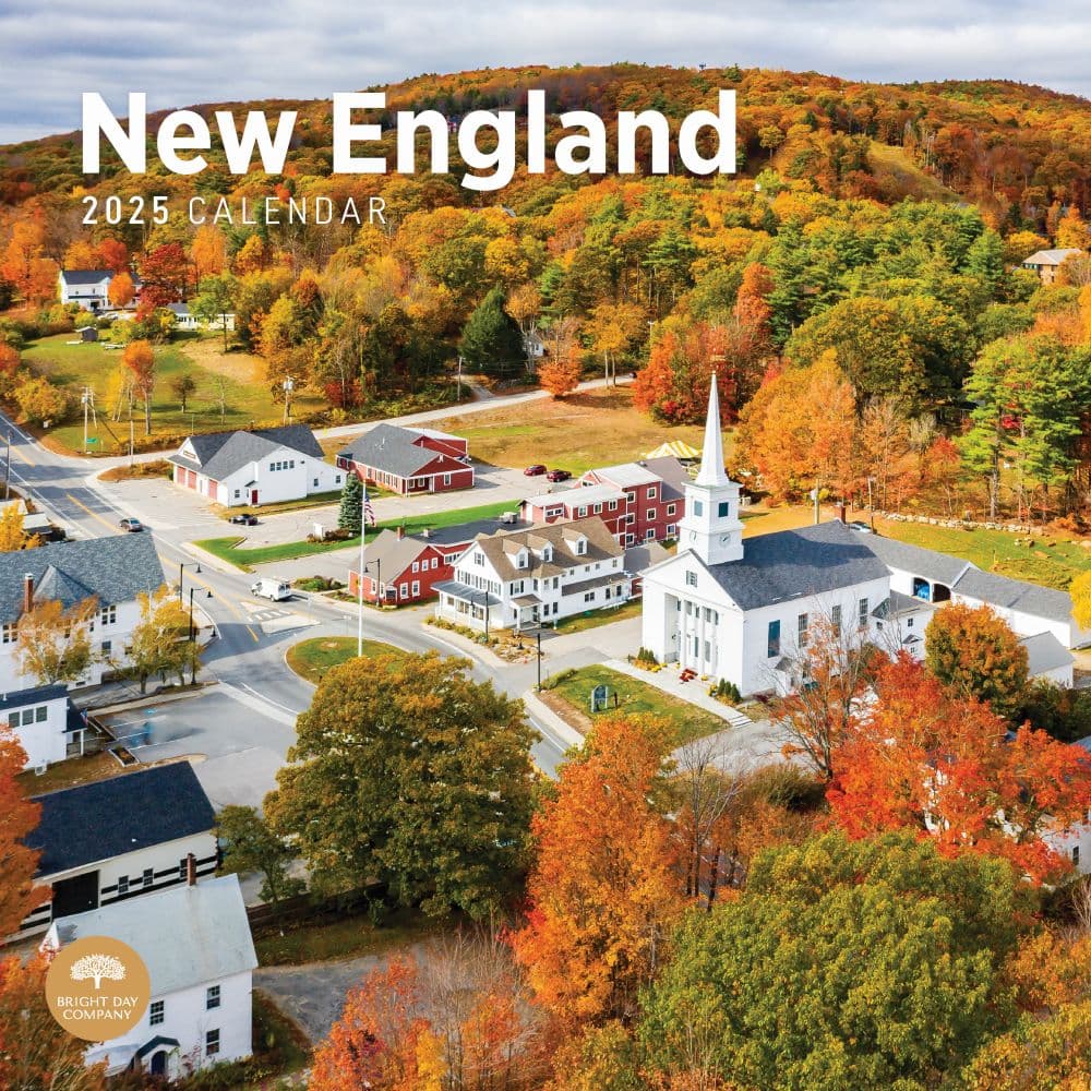 New England 2025 Wall Calendar Main Image