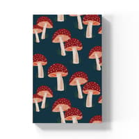 image Navy Mushrooms Classic Notebook