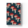 image Navy Mushrooms Classic Notebook