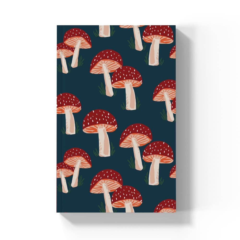 image Navy Mushrooms Classic Notebook