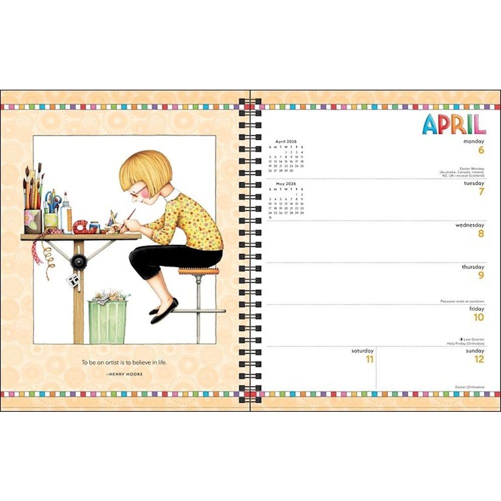 Mary Engelbreit 2026 Engagement Planner Fourth Alternate Image