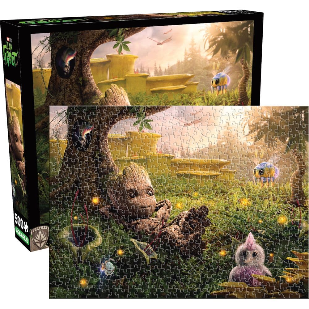 Guardians of the Galaxy Baby Groot 500 Piece Puzzle Second Alternate Image width=&quot;1000&quot; height=&quot;1000&quot;