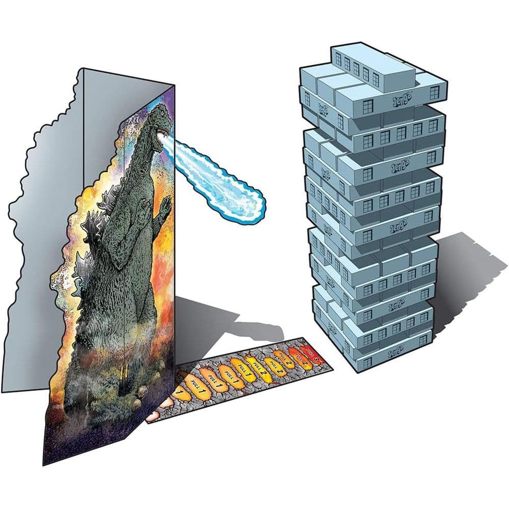 Jenga Godzilla Extreme Edition Game Fourth Alternate Image