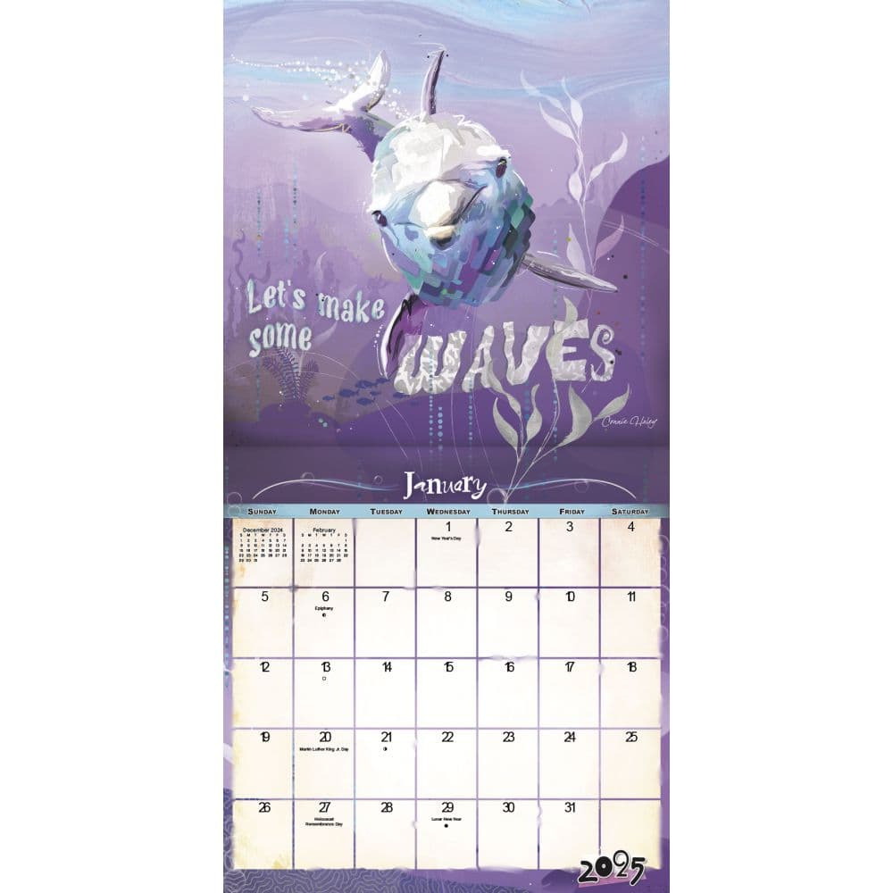 Sassy Animals Haley 2025 Wall Calendar Alt2