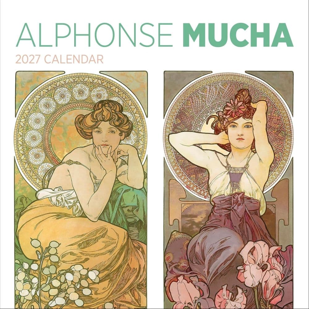Alphonse Mucha 2027 Wall Calendar Main Product Image