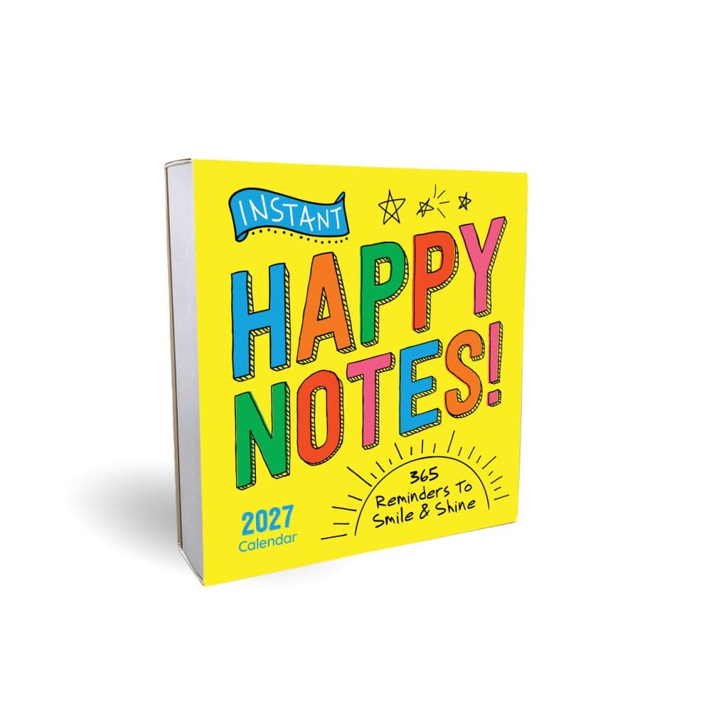 image Instant Happy Notes 2027 Desk Calendar Main Product Image
