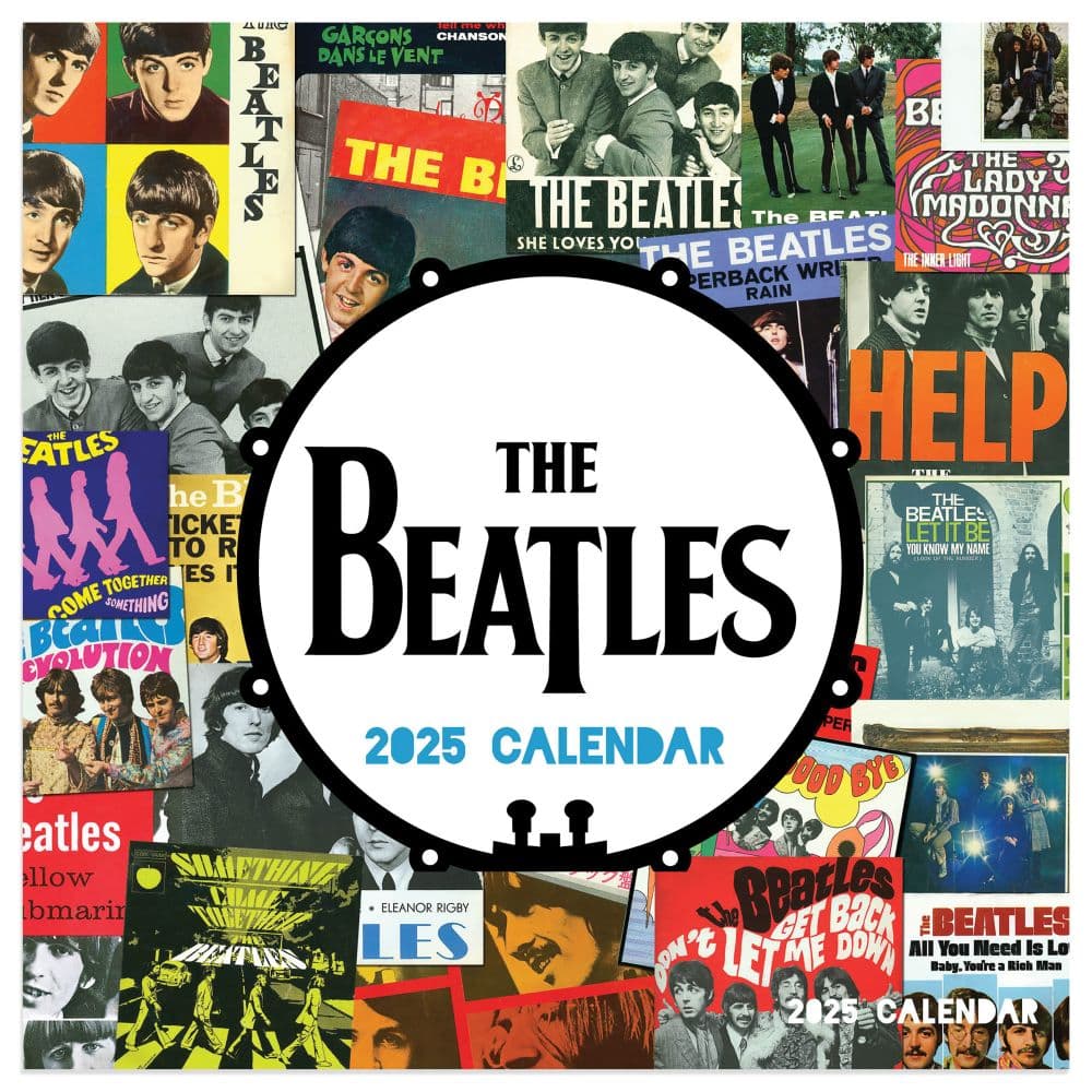 Beatles 2025 Mini Wall Calendar  Main Image