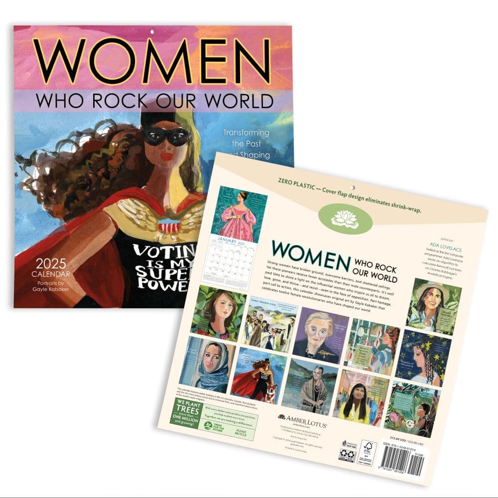 Women Who Rock Our World 2025 Wall Calendar First Alternate Image