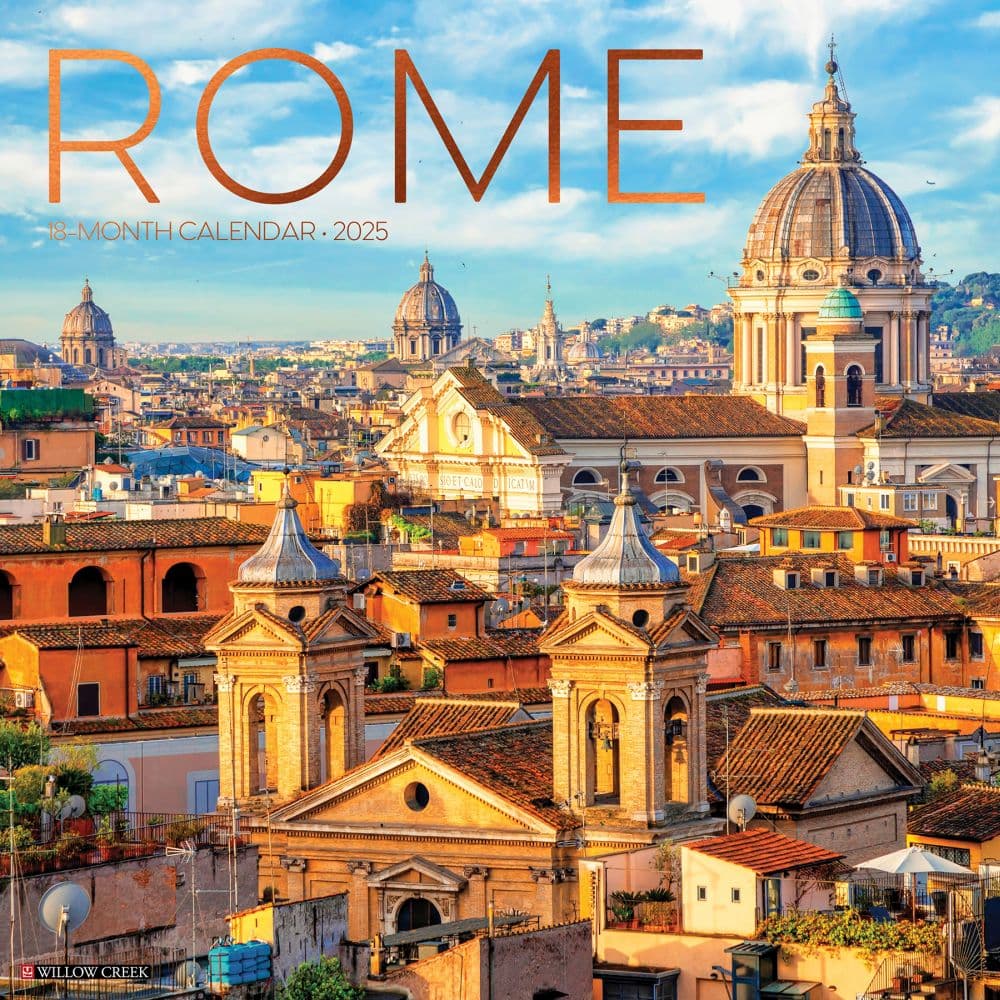 Rome 2025 Wall Calendar Main Product Image width=&quot;1000&quot; height=&quot;1000&quot;