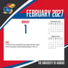 image Kansas Jayhawks 2027 Desk Calendar Third Alternate Image