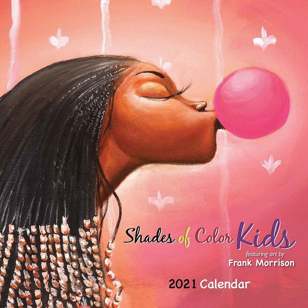 Shades of Color Kids Wall Calendar