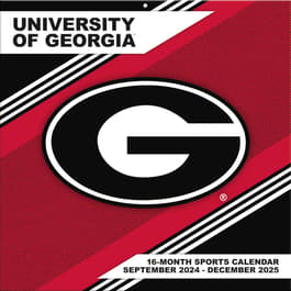 University of Georgia Bulldogs 2025 Wall Calendar