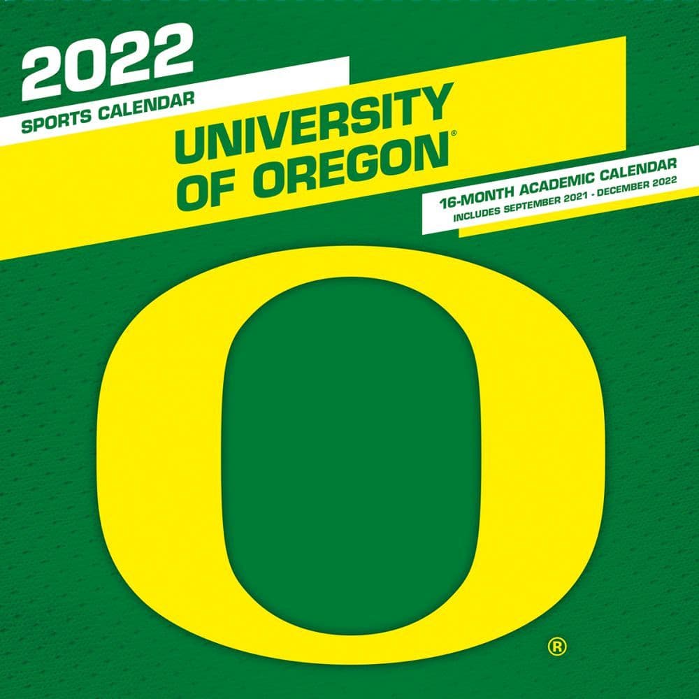 Oregon Ducks 2022 Wall Calendar