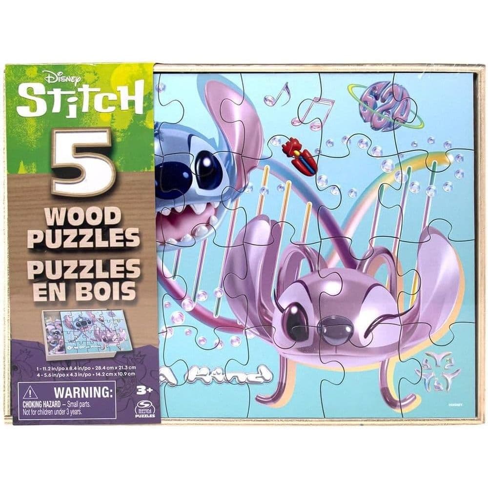 image Stitch 5 Pack Wood Puzzle Main Product Image