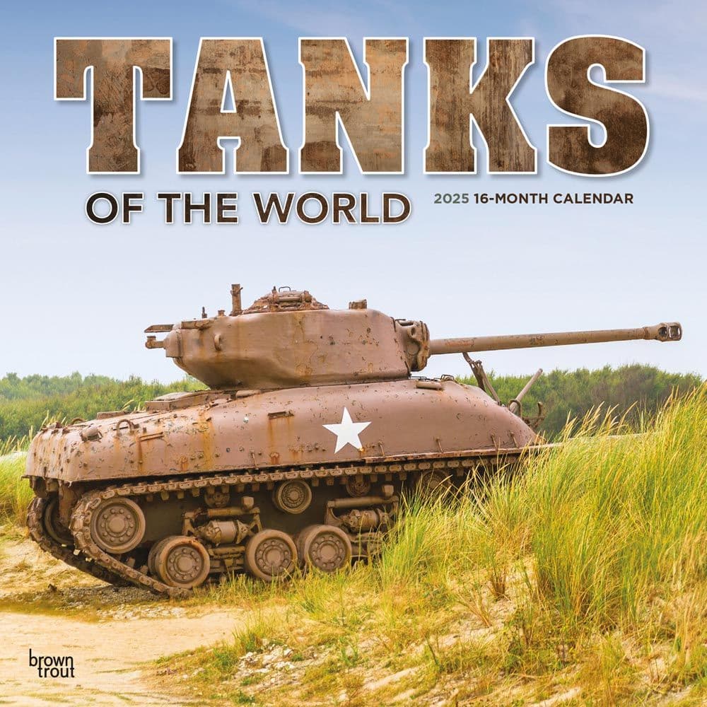 Tanks Of The World 2025 Wall Calendar