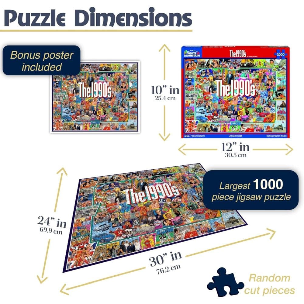 The Nineties 1000 Piece Puzzle Second Alternate Image