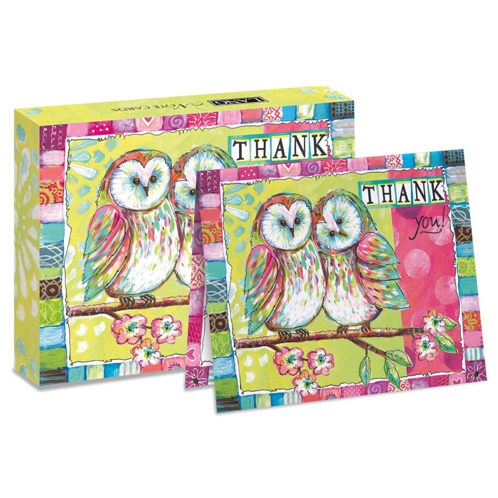 Owl Friends 5.25" x 4" Blank Boxed Note Cards by Lori Siebert Alternate Image 3
