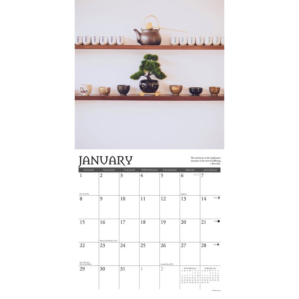 Zen 2023 Wall Calendar - Calendars.com